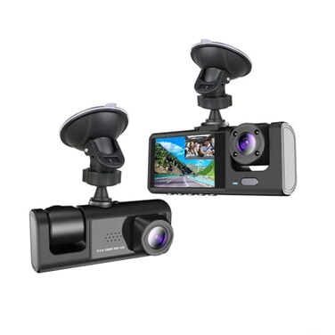 X W EI UNION Dash Camera for Car Security Camera Dash Cam Mini Car Recorder 2 Inch Screen Front and Inside Dual Car Cameras 1080P with WDR Night Vision GSensor Auto Lock Loop Recording