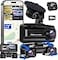 ZYEIPO Dash Cam 4 Channels 360 Front Rear Inside DashCam 4K Full HD Car Camera with 128G Card Builtin WiFi GPS 318 IPS Screen WDR Night Vision 24H Parking Mode Z700