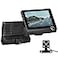 PASASABLE 3 Channel Dash Cam 4 hes TFT LCD Car DVR Front Inside Rear Three Way Night Vision HD 1080P Car Camera 140 Wide Angle with GSensor Motion Detection Parking Monitor