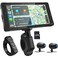 LBW Premium Motorcycle Dash Cam DVR Wireless Motorcycle Carplay Android Auto Dual HD 1080P Cameras 55 IP68 Waterproof Touch Screen Remote Control BT Siri Google Voice Include 128G SD Card