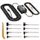 IIWEY Dash Cam Hard Wire Kit for N5N5 PRON6N7C3 PROC4 PROQ7N9 Model 4 Meter Dashboard Camera Car Charger Cable Kit 12V 24V to 5V3A Power Adapter with LPMiniATOMicro2 Fuse for Dash Cam