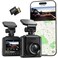 Avylet 2K Dash Cam with 32 GB Card 15 IPS Screen External GPS WiFi Dash Camera for Cars Front Dashcams for Cars with APP WDR Night Vision 24 Hours Parking Monitor GSensor Loop Recording