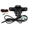 Qiilu Car Front Grill CameraCCD Front Grill Camera 180 Wide Angle IP67 Waterproof Night Vision