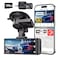 REDTIGER 4K STARVIS 2 Dash Cam Front and Rear 5GHz WiFi 20MBs Download 128GB Card Included Voice Control Dash Camera for Cars with 318 Touch Screen GPS Loop Recording Parking ModeF7N Touch
