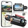 Juscar 25K1080P Dual Dash Cam Front and Inside WiFi GPS Dash Camera for Cars with 32G Card IR Night Vision 3 IPS Screen Inside Car Camera for Taxi Driver Support 256GB Max App Control
