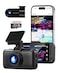 Miofive Dash Cam Front Rear Dual Channel Front 4K UHD Rear 25K Builtin GPS 5GHz WiFi 30 IPS Screen HDR Night Vision GSensor 24Hour Parking Mode 32 GB Card Included