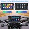 WEUASTE Professional Motorcycle Carplay with Dash Cam Includes SD128G Android Auto Motorbike TPMS GPS Navigation 55 IP66 Waterproof Touchscreen Support BluetoothSiriGoogle Assistant