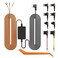WOLFBOX USB C 4A Acc Hardwire Kit 1148ft for All WOLFBOX Dash Cams Converting 12V24V to 5V with Battery Drain Protection