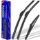Rooppa 3 wipers Replacement for 20142021 Jeep Grand Cherokee Windshield Wiper Blades Original Equipment Replacement 222111 Set of 3 UJ HOOK