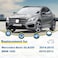 HRSNO Quality AllSeason Premium Windshield Wiper Blade Replacement For BMW 328i 20102013 Easy For Installation 2419pack of 2