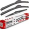 RAINTOK Windshield Wiper Blades Replacement for Lexus RX330 20042006 RX350 20072009 RX400h 20062008 Front Rear Wipers Blade Set 26 22 14 Pack of 3