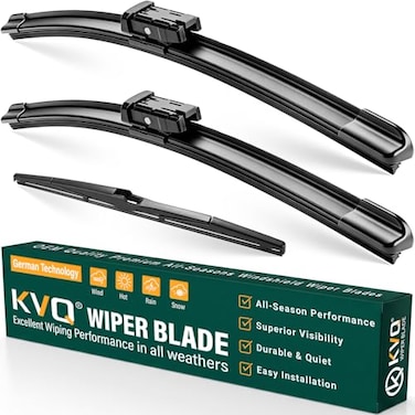 KVQ Windshield Wiper Blades Replacement for Lexus RX350 RX450h 2016 2017 2018 2019 2020 2021 2022Original Equipment Replacement Front Rear Wiper Blade Set 26 20 16 Set of 3
