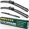 KVQ Windshield Wiper Blades Replacement for Lexus RX350 RX450h 2016 2017 2018 2019 2020 2021 2022Original Equipment Replacement Front Rear Wiper Blade Set 26 20 16 Set of 3