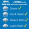 Rain-X RainX 810337 Total Clear Beam Wiper Blades 20 20 Windshield Wipers for AllWeather Performance Rubber Squeegee for Smooth Clean Wipe Quiet Operation 2 Pack Value