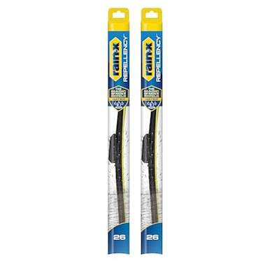 Rain-X RainX 810365 Repellency Water Repellent Wiper Blades 26 Windshield Wipers Pack of 2 All Weather StreakFree for Enhanced Visibility wWater Repellency Formula
