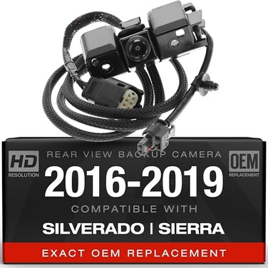 T1A Backup Camera Compatible with 20162019 Chevy Silverado GMC Sierra OEM Replacement Reverse Camera 84062896 590111