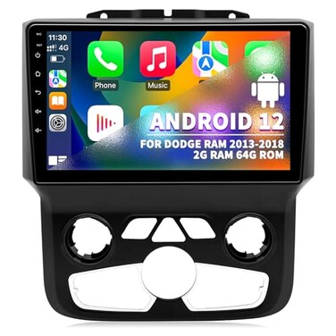 UUTouIoI 9 Android 12 Car Stereo for Dodge RAM 150025003500 20132018 Wireless Apple CarPlay Android Auto IPS HD Touchscreen GPS Navigation Bluetooth 50 for RAM Auto AC Control Head Unit