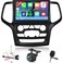 EKAT 264G Android Car Stereo for Jeep Grand Cherokee 20142020 9 Inch Touchscreen Radio with Wireless Carplay Android Auto WiFi GPS EQ FM RDS AHD Backup Camera