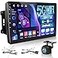 EKAT Car Radio Stereo for Jeep Wrangler JK 20072018 Compass Grand Cherokee Dodge Ram with CarplayAndroid Auto Upgrade 2GB64GB