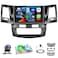Inefala 4G 128G for Toyota Fortuner Hilux 20052014 Radio CarPlay 9 Incell Touchscreen Car Stereo Android 15 Android Auto Bluetooth 50 GPS WiFi 15UI Backup Camera