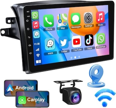 Inexaccessories Android 13 Car Radio Stereo for Toyota Sienna 20042010 Wireless CarplayAndroid Auto with 4G64G Support BluetoothVoice ControlGPSWiFiBackup CameraSWCFM 9 Inch IPS Touch Screen for Sienn