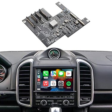 ISUDAR PCM 31 Wireless Carplay Android Auto Module for Porsche Panamera Cayenne Macan Cayman Boxster 911 718 Support Reverse Camera Parking Sensor Mirror Link Steering Wheel Control