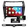 SizxNanv for Camry Android Radio Touch Screen Compatible with Carplay Android AutoCar Stereo Bluetooth Navigation Media Player GPS WiFi FMAM Rear Camera Head Unit for Toyota Camry 2012 2013 2014