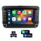 Toeeklsa Car Radio Stereo for VW Volkswagen Seat Golf Passat Jetta Beetle Tiguan Touran EOS Android 7 Double Din Touchscreen Bluetooth Radio Apple CarPlay Android Auto GPS Navigation WiFi FM Mic Backu