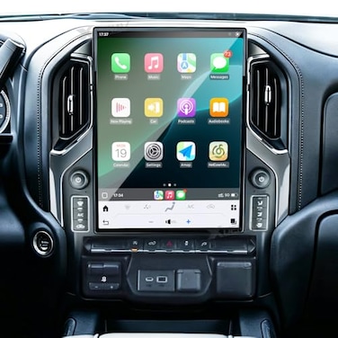 XUENAV Android Car Radio for Chevrolet Silverado GMC Sierra 2019 2020 2021 2022 2023 Touch Screen Upgrade Replacement Stereo Wireless Apple Carplay Android Auto GPS Navigation Uead Unit Qualcomm Playe