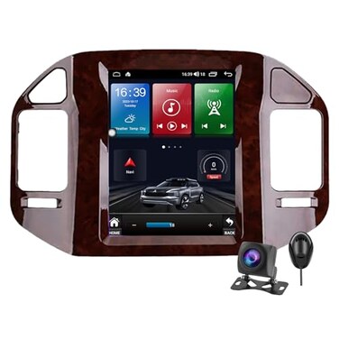 Nudhfgauiyt Android Radio for Mitsubishi Pajero V60 V68 V73 20042011 97Inch Tesla Style IPS Touch Screen Stereo with Bluetooth 50 CarplayAndroid Auto GPS Navigation for Car Multimedia Player Backup Ca