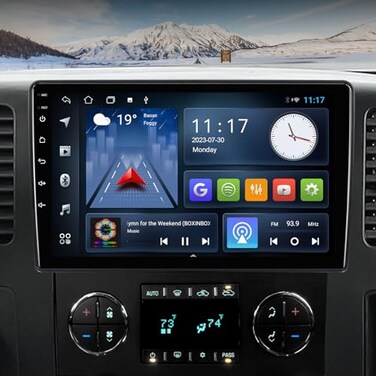 AUMUME 232G Aumume 101 inches Android 10 Double Din Car Stereo for ChevroletGMCBuick IPS Touchscreen Screen Car Radio with Carplay Android Auto Support Backup Camera GPS Navi FM BT