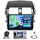 Hikity 4128GBINCELL Android 15 Car Stereo for Toyota Corolla 20092013 Wireless Carplay Andorid Auto 9 inch 1280x720 Touchscreen Radio GPS Naivigation WiFi Bluetooth FMRDS EQ32 SWC Backup Camera
