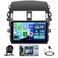 Hikity 4128GBINCELL Android 15 Car Stereo for Toyota Corolla 20092013 Wireless Carplay Andorid Auto 9 inch 1280x720 Touchscreen Radio GPS Naivigation WiFi Bluetooth FMRDS EQ32 SWC Backup Camera
