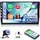 EKAT 2G64G 101 inch Double Din Android Car Stereo 10 inch Touch Screen Radio with WirelessWired CarPlayAndroid AutoMirror Link1080PEQWiFiSWCBluetooth Backup Camera