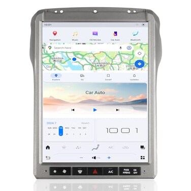 KiriNavi Qualcomm Car Radio for Ford F250 F350 F450 2013 2014 2015 2016 SYNC2 Stereo Android 13 Replacement Carplay Android Auto Upgrade 121 Inch 2K IPS Touch Screen Tesla Style Navigation Multimedia