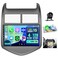 Hikity 4128G Android 15 Radio for Chevy Sonic 2011 2012 2013 2014 2015 9 Incell Full Touchscreen Stereo Wireless CarPlayAndroid Auto Bluetooth GPS Navigation 5G WiFi FMRDS AHD Backup Camera