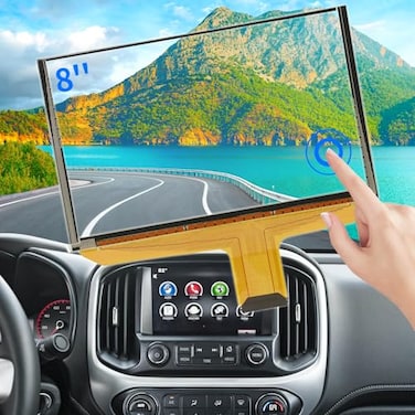 TsuperU Touch Screen Replacement Digitizer DJ080PA01A Fit 20142018 Chevy Silverado 1500 Tahoe Chevy Colorado 2015 GMC Sierra Acadia Terrain Yukon Trucks SUV Mylink 8inch Touchscreen Radio Navigation