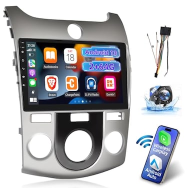 EKAT 264G Car Radio for KIA Forte Cerato K3 20092012 Only for Manual AC 9 inch Android 13 Touch Screen Forte Stereo CarplayAndroid AutoEQ AudioSWCBluetooth26 Ul Desktop Themes
