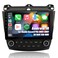 LEXXSON Android Car Radio for Honda Accord 7th 2003 2004 2005 2006 2007 Car Stereo Buildin Carplay Android Auto with GPS Navigation WiFi Bluetooth FM Split Screen Steering Wheel Control
