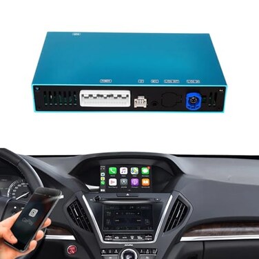GYoYRoc Carplay Adapter for Acura Upgraded Accessories Wireless CarPlay Android Auto Receiver Upgrade Kit fits ILX MDX RDX TLX RLX CarPlay Retrofit Kit Decoder Support Mirror Link Camera