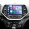EKAT 2G64G Radio for Jeep Cherokee 20132018 10 inch Android Touch Screen Cherokee Car Stereo CarplayAndroid AutoEQ Audio1080PSWCBluetooth