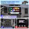 Toeeklsa Car Radio for Toyota Tundra 20072013 Sequoia 20082018 Dual Knob Stereo with Wireless CarPlayAndroid Auto 101 inch Touch Screen Head Unit Android 130 BTWiFiDSPGPSSWCFM Radio Backup Camera
