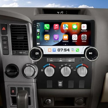 Toeeklsa Car Radio for Toyota Tundra 20072013 Sequoia 20082018 Dual Knob Stereo with Wireless CarPlayAndroid Auto 101 inch Touch Screen Head Unit Android 130 BTWiFiDSPGPSSWCFM Radio Backup Camera