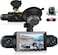 Podofo 360 Dash Cam Front and Rear Inside4 Channel 3 IPS Touchscreen Dash Cam Front and Rear Inside Left Right41080P Dash Camera with 8 IR Night VisionLoop RecordingGSensor24 Hours Recording