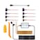DUOYOUNG Dash Cam Hardwire Kit 12V24V to 5V USB C Hardwire Kit for Dash Camera with Acc Functionality Add a Circuit Fuses 24h Parking Monitor and Low Voltage Protection 115FT