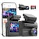 DDPAI Dash Cam Front and Rear 4K1080P Car OnDash Mounted Cameras Dashcam Included 64GB Card Builtin 5G WiFi 6 GPS 3 IPS AI ISP Night Vision 48H Parking Mode Loop Recording ADAS Z50 Pro