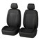 carleef 4PCS Cooling Car Seat CoversBreathable Front Seat Covers with Mesh Construction and Foam PaddingCar Seat Protector to Reduce Back SweatingUniversal Car Interior for Car SUV Black