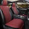 Black Panther 1 Pair Luxury Car Seat Covers Protectors Universal AntiSlip Driver Seat Cover with Partial Backrest Coverage Middle Part Only Diamond Pattern Compatible with 95 Cars Burgundy