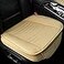 Sunny color 2pc Edge Wrapping Comfortable Car Front Seat Covers Seat Protectors AntiSlip Bottom Seat Cushion Covers for Auto with PU LeatherBeige