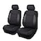 Flying Banner car seat Covers Quality Carbon Fiber Air Mesh Fabric Sport Low High Back Bucket Back Pocket Arm Rest 2 Fronts Low Bucket Black
